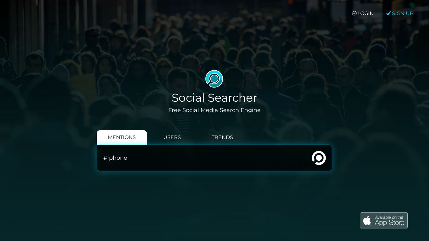 Social Searcher - Free Social Media Search Engine